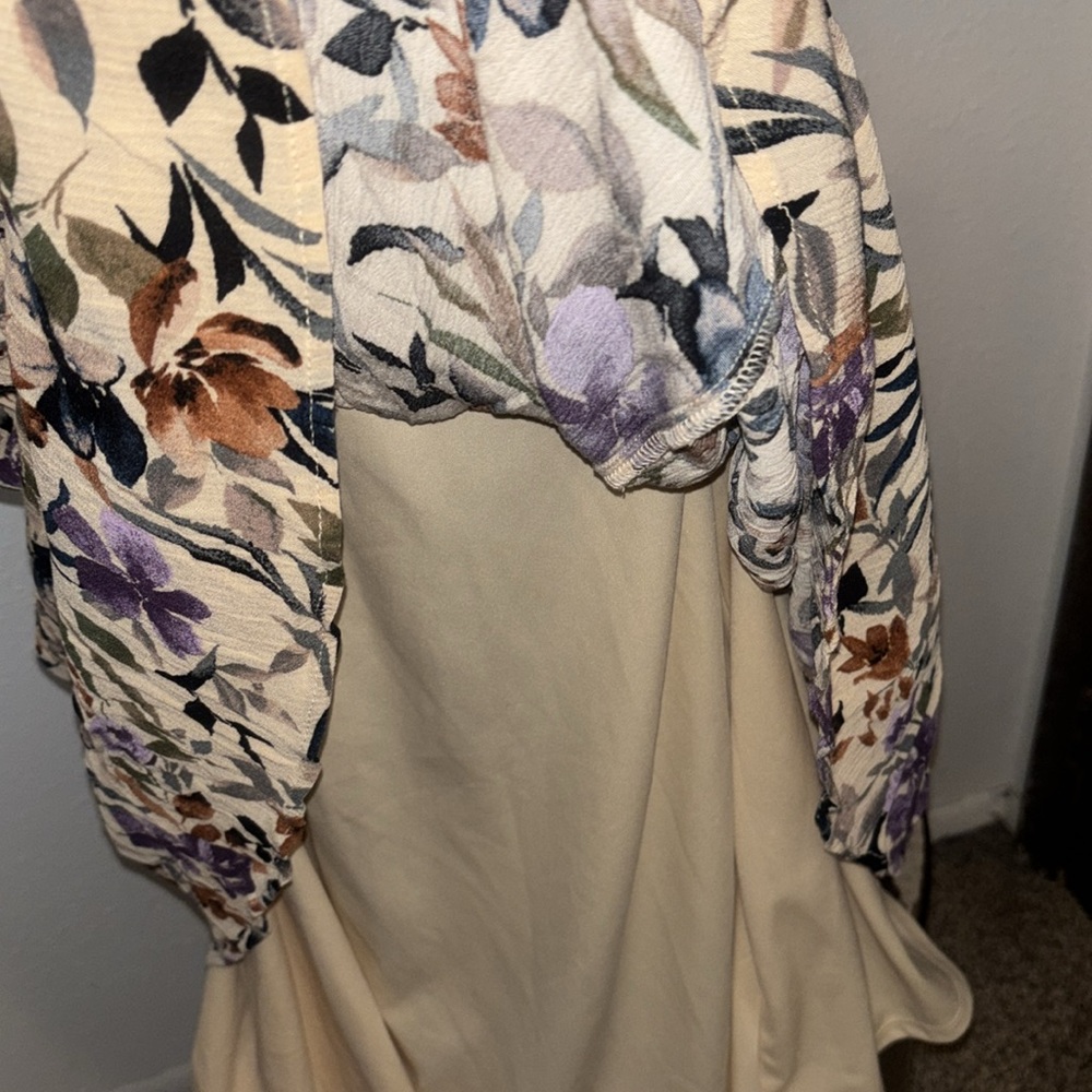 Torrid Crochet Front Floral Dress size 3X - Picture 9 of 11